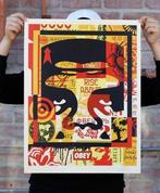 Shepard Fairey (OBEY) (1970) - Face Collage, Antiek en Kunst