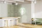 Wandtegel Sartoria Handvorm Vespa Lichtgroen Glans 5x25, Nieuw, 20 tot 40 cm, 10 m² of meer, Wandtegels