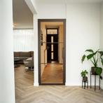 Stalen Binnendeur - Brons - 3 Vlaks - Brons rook glas, Doe-het-zelf en Verbouw, Deuren en Horren, Minder dan 80 cm, Binnendeur