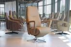 Relaxfauteuil leer Gealux Twinz TW-6005 3 motoren met accu, Ophalen of Verzenden, Nieuw, Leer, Design made in Holland