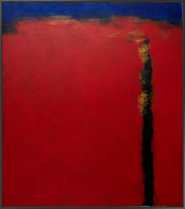 Alejandro Valdes - Silencio sobre Rojo-XL, Antiek en Kunst, Kunst | Schilderijen | Modern