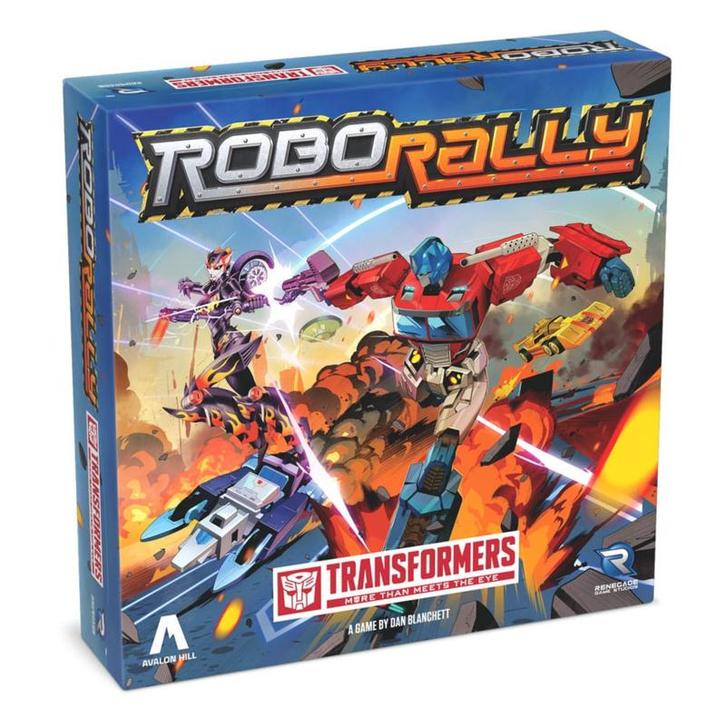 Avalon Hill board game Robo Rally Transformers *English V..., Hobby en Vrije tijd, Gezelschapsspellen | Bordspellen, Zo goed als nieuw