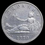 Spanje. Alfonso XII & Gobierno provisional. 2 Pesetas 1869,