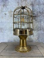 Scheepslamp - gegoten aluminium, Messing, Brons, Glas