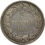 België. Leopold I. 5 Francs 1833 - position A - HIGH QUALITY