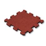 Rubber tegel 50 mm - 50 x 50 cm - Rood - Puzzelsysteem -, Nieuw, Verzenden