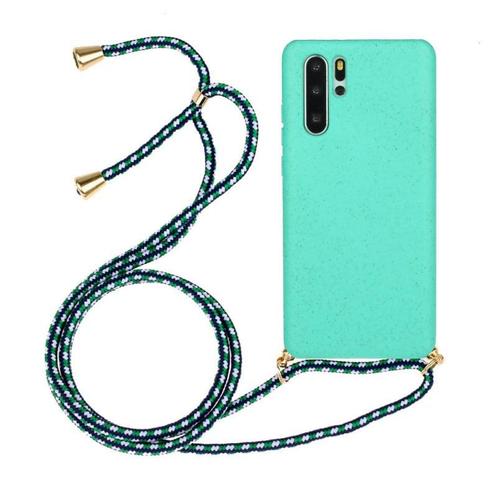 Huawei P30 Pro Crossbody TPU Hoesje met Koord Mint, Telecommunicatie, Mobiele telefoons | Hoesjes en Frontjes | Overige merken