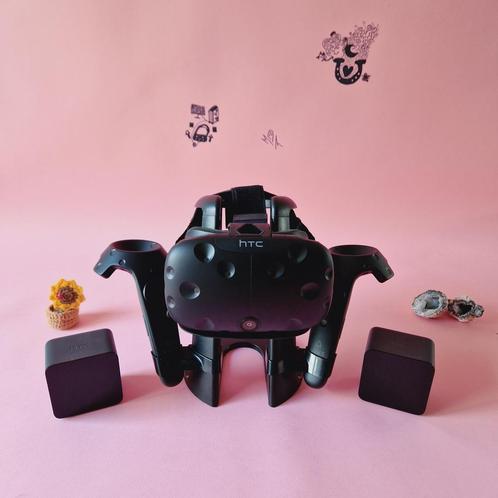 HTC Vive Virtual Reality Kit, Spelcomputers en Games, Virtual Reality, VR-bril, Zo goed als nieuw, Pc, Verzenden