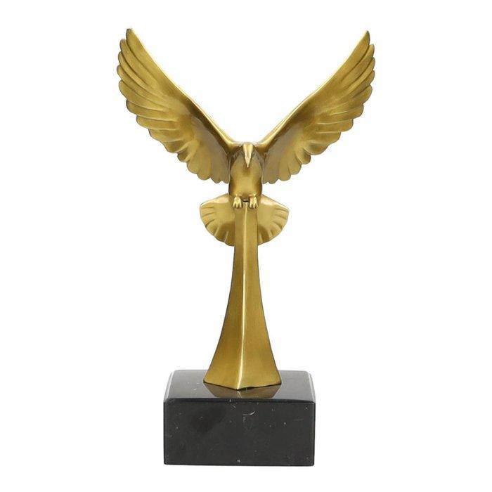 sculptuur, Flying Pigeon - 32 cm - Brons, Marmer, Antiek en Kunst, Kunst | Designobjecten