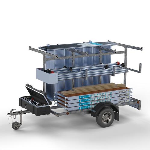 Euroscaffold Steigertransporter met rolsteiger 8,2 meter, Doe-het-zelf en Verbouw, Steigers, Rolsteiger of Kamersteiger, Nieuw