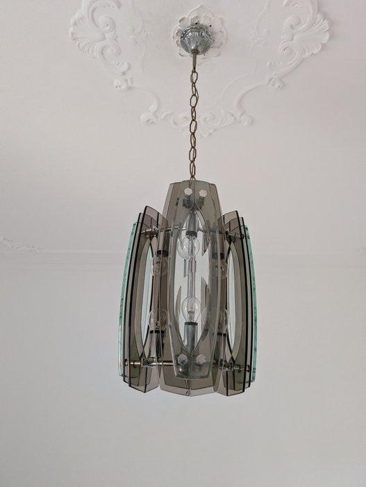 Plafondlamp - Kristal, Antiek en Kunst, Antiek | Lampen