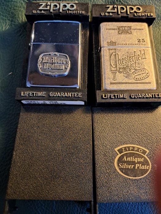 Zippo - Zonder minimumprijs - Zakaansteker - Staal, Verzamelen, Rookartikelen, Aanstekers en Luciferdoosjes