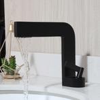 Moderne zwarte mengkraan voor badkamer, Doe-het-zelf en Verbouw, Verzenden, Nieuw, Kraan