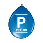 8x Pensioen thema ballonnen 27 cm feestversiering - Pensio.., Ophalen of Verzenden, Nieuw
