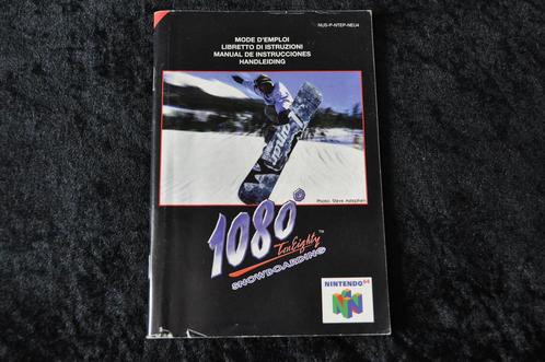 1080 Snowboarding Nintendo 64 N64 Manual, Spelcomputers en Games, Spelcomputers | Nintendo Consoles | Accessoires, Verzenden