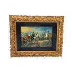 Franse school (XX) - Battaglia napoleonica, Antiek en Kunst