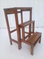 Keukentrapje - Hout - Scala keuken inklapbaar, Antiek en Kunst