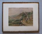 Alois Gabl (1845- 1893) - Vista di Chiusa (Klausen, Bolzano), Antiek en Kunst, Kunst | Schilderijen | Klassiek