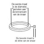 Vierkante Rubberen Riem/Snaar Voor Platenspeler/Pickup,, Verzenden, Nieuw