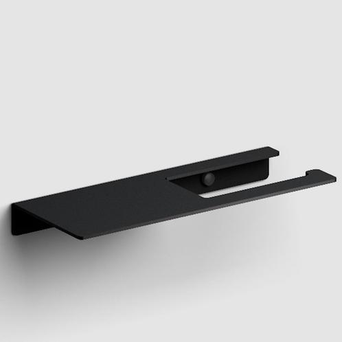 Toiletrolhouder Clou Fold 3 x 27,7 cm Mat Zwart, Doe-het-zelf en Verbouw, Sanitair, Ophalen of Verzenden