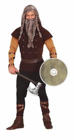 Viking Kostuum Heren Bruin, Kleding | Heren, Carnavalskleding en Feestkleding, Nieuw, Verzenden