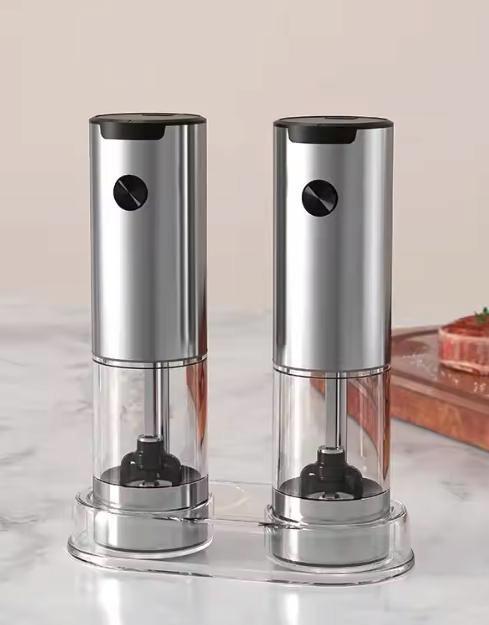 Elektrische Zout- en Pepermolen – RVS Grinder met LED-licht, Huis en Inrichting, Keuken | Keukenelementen, Nieuw, Verzenden