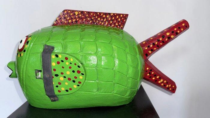 Poisson - sculptuur - Bozo - Mali (Zonder Minimumprijs), Antiek en Kunst, Kunst | Niet-Westerse kunst