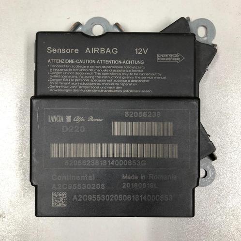 Fiat 500 SRS Airbag module 52056238 A2C95530206, Auto-onderdelen, Elektronica en Kabels, Gereviseerd, 3 maanden garantie, Fiat