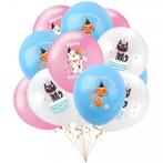 Cute kittens 12-delige latex ballonnen set, Nieuw, Versiering, Verzenden, Verjaardag