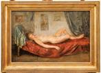 Vic Dolphyn (1909-1992) - Nude Muze, Antiek en Kunst, Kunst | Schilderijen | Klassiek
