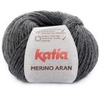 Katia Merino Aran - 14 donkergrijs - Merinogaren, Ophalen of Verzenden, Nieuw