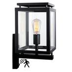 De Vecht Muurlamp Bewegingssensor Zwart Buitenverlichting, Verzenden, Nieuw