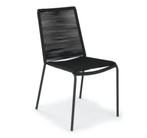 Dining tuinstoel Novara Wicker Aluminium Zwart The Outsider, Verzenden, Nieuw