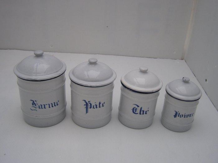 Kruidendoos (4) - geëmailleerd, Antiek en Kunst, Curiosa en Brocante