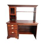 Bureau Klassiek Engels | Met bovenstuk | Mahoniehout | NIEUW