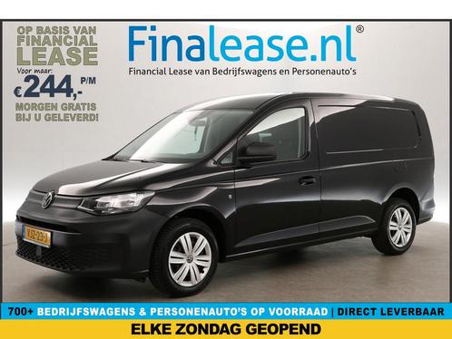 Volkswagen Caddy Maxi 2.0 TDI L2H1 Airco Cruise PDC €244pm, Auto's, Bestelauto's, Lease, Handgeschakeld, Diesel, Volkswagen, Zwart