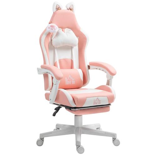 Gaming Stoel Ergonomische Gamer Stoel Met Lendensteun, Voete, Huis en Inrichting, Bureaustoelen, Nieuw, Verzenden