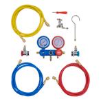 vidaXL Manometer 2-richtingen set in opbergkoffer, Doe-het-zelf en Verbouw, Verzenden, Nieuw