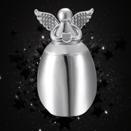 Urn mini | RVS | engel / B (Honden urn, honden herdenking), Dieren en Toebehoren, Honden-accessoires, Nieuw, Verzenden
