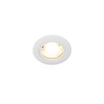 Inbouwspot wit incl. LED 3-staps dimbaar IP44 - Ulo, Nieuw, Kunststof