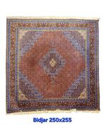 Perzisch tapijt Bidjar 255x250 wollen vloerkleed iran, Huis en Inrichting, Bruin, Ophalen of Verzenden, 200 cm of meer, Perzisch tapijt Bidjar wollen vloerkleed iran handgeknoopt