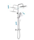 Doucheset met Thermostaat – 10 Inch Regendouche, Verstelbaar, Verzenden, Nieuw