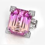 Zonder Minimumprijs - Ring - 18 karaat Witgoud, IGI 30,06 ct, Nieuw