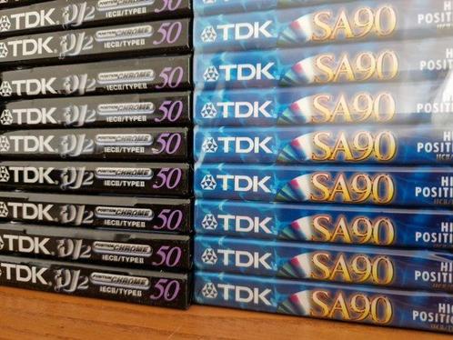40x TDK - 10 CHROME SA-90 + 30 CHROME DJ2-50 Lege, Audio, Tv en Foto, Radio's