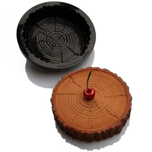 Pavoni Siliconen Vorm Boomstam Ø18,5x4,5cm, Hobby en Vrije tijd, Taarten en Cupcakes maken, Nieuw, Verzenden