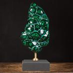 Malachiet - Chrysocolla - Bothroidale formatie op artistieke