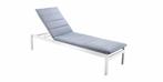 Suns Marino lounger wit SALE |, Tuin en Terras, Tuinsets en Loungesets, Ophalen of Verzenden, Nieuw