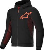 Alpinestars Chrome Air Sport Hoodie Zwart Rood Fluo, Motoren, Kleding | Motorkleding, Nieuw met kaartje, Overige typen, Alpinestars