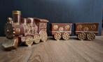 Decoratief ornament (3) - Vintage trein geglazuurd, Antiek en Kunst