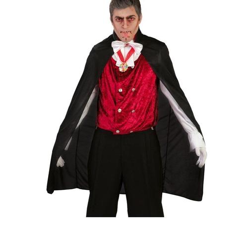 Halloween Vampier Cape 1,1m, Hobby en Vrije tijd, Feestartikelen, Nieuw, Verzenden